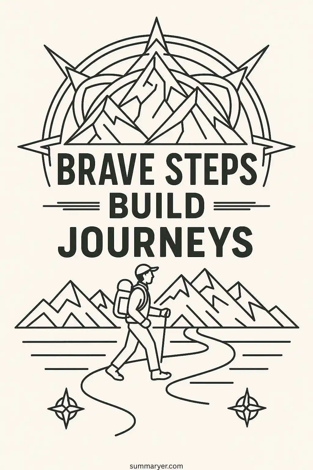 Inspirational Coloring Sheets: 10 Uplifting Pages to Boost Creativity and Calm "Quote 5"