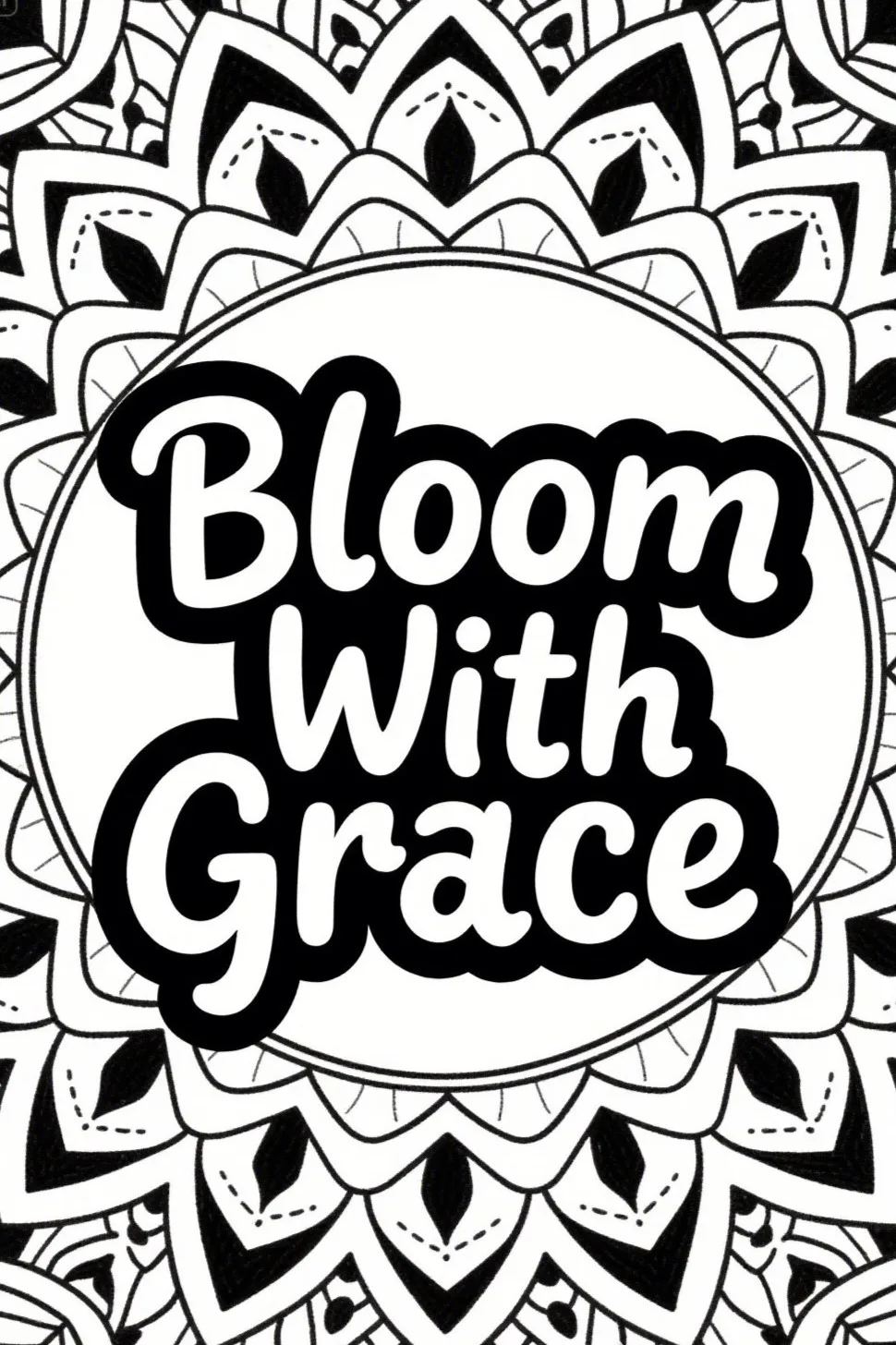 Color Your Calm: 10 Mandala Coloring Pages with Inspirational Quotes