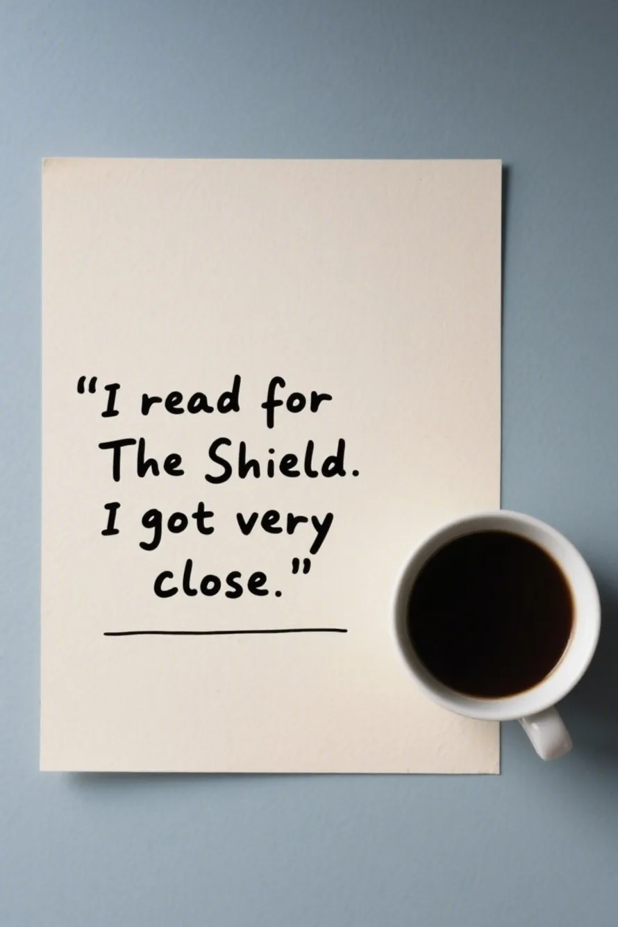 🧠 6. “I read for The Shield. I got very close.”
