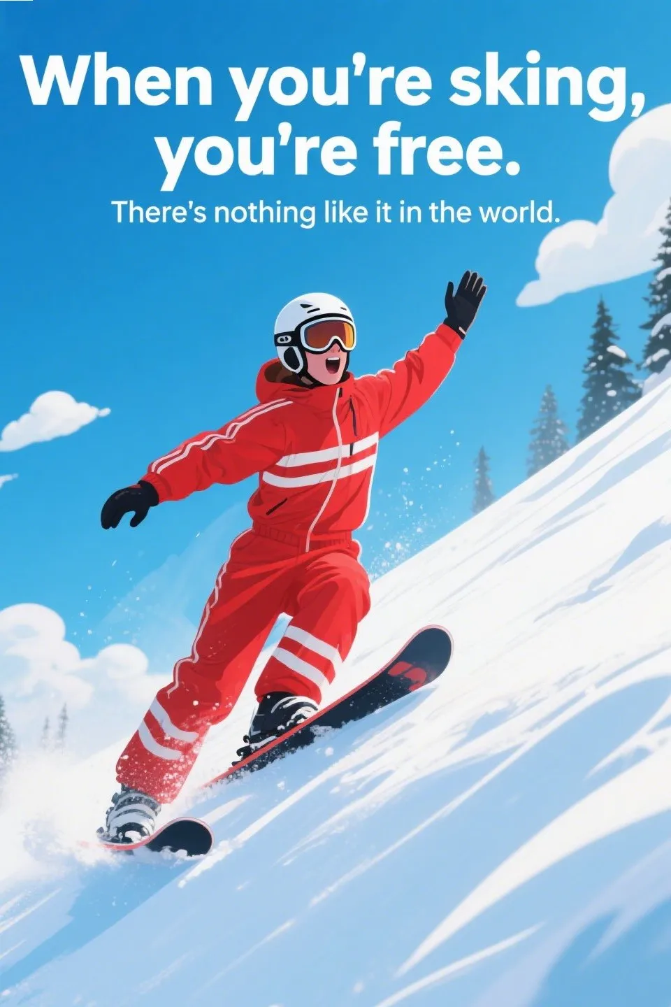 3. “When you’re skiing, you’re free. There’s nothing like it in the world.” – Warren Miller