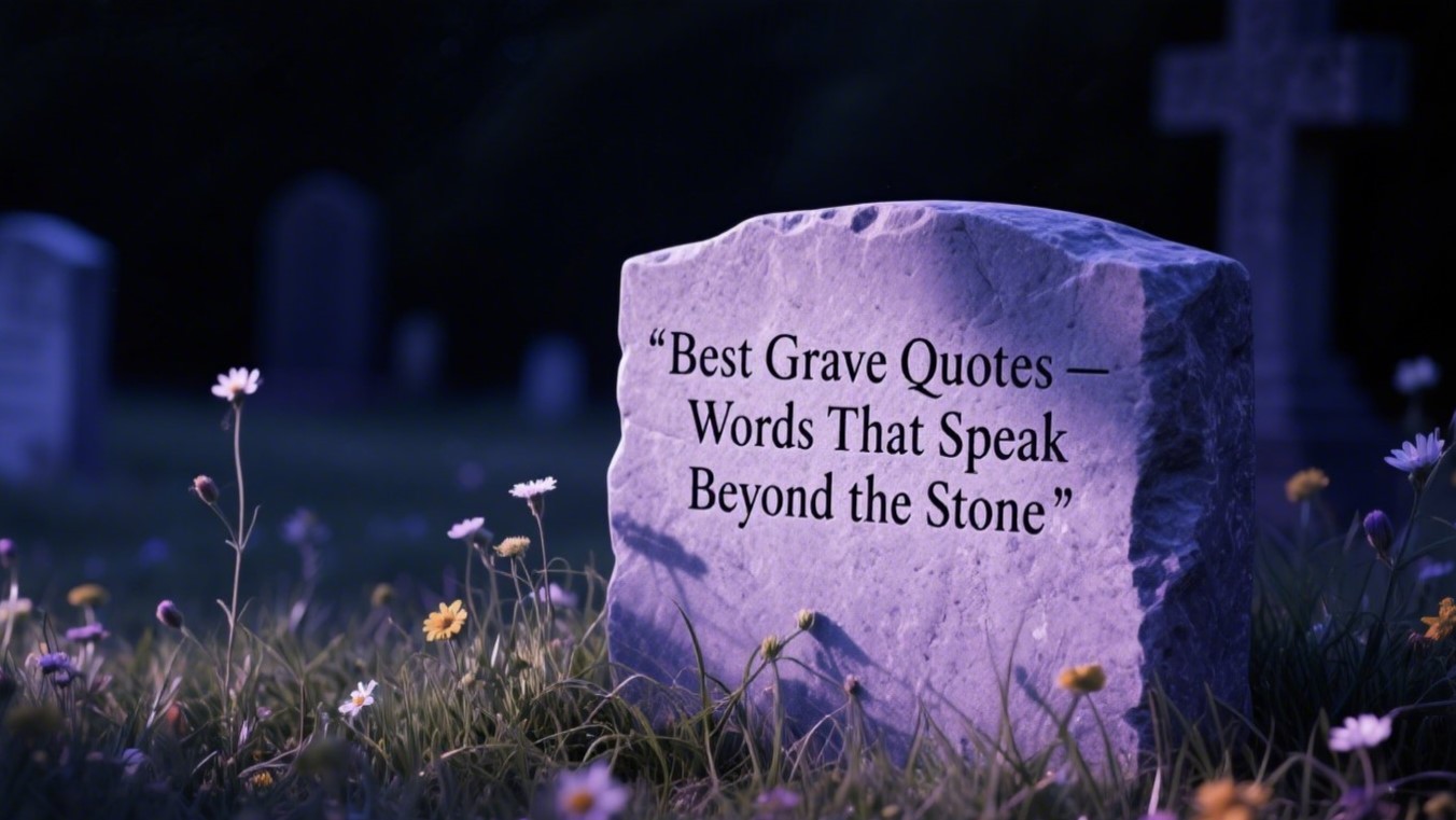 🕊 Best Grave Quotes — Words That Speak Beyond the Stone