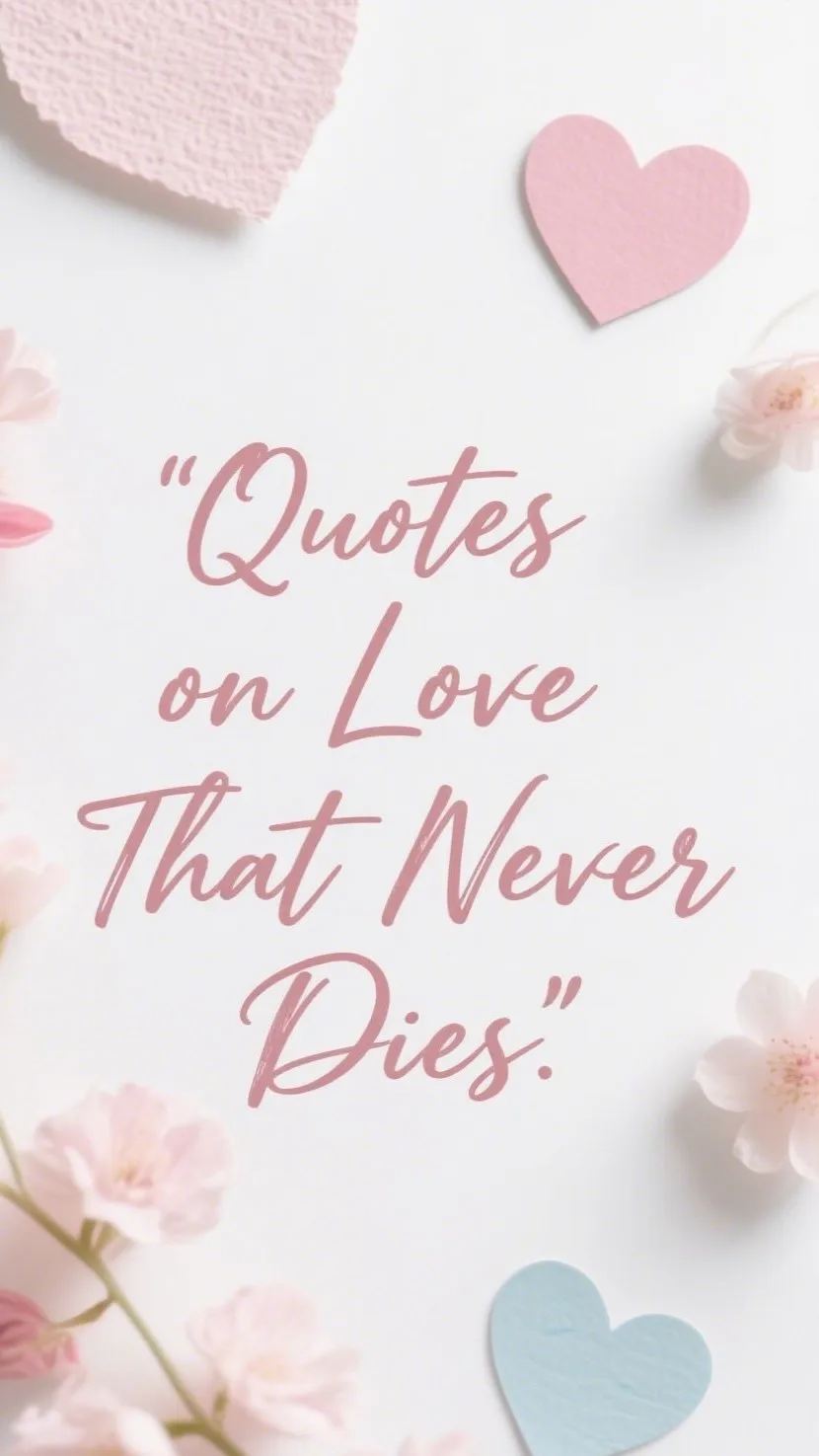 🌌 Quotes on Love That Never Dies