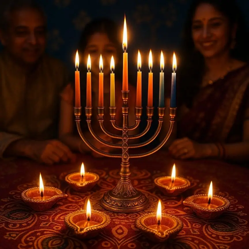Festivals of Light (Hanukkah & Diwali)