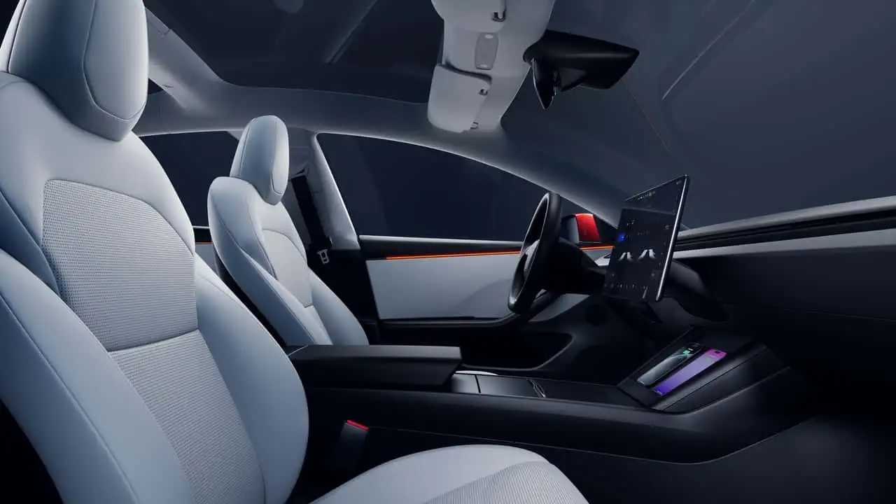 2024 Tesla Model 3 (Highland) interior