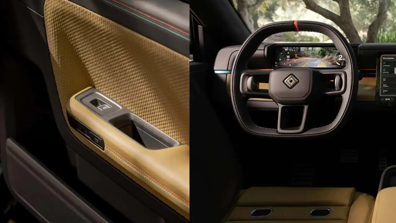 Rivian R3X Interior Details