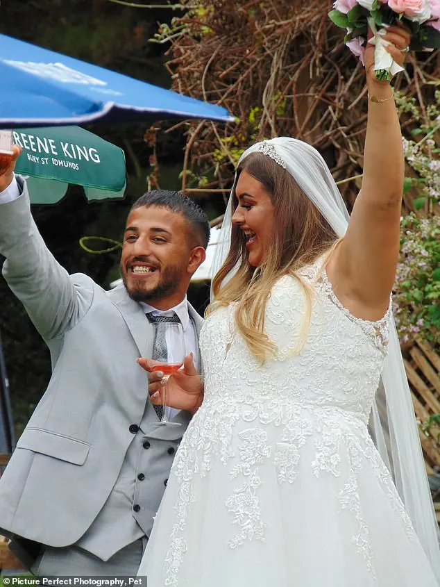 Shane said it was the ‘most magical day of her life’, the pair got married in an old country pub surrounded by family and friends