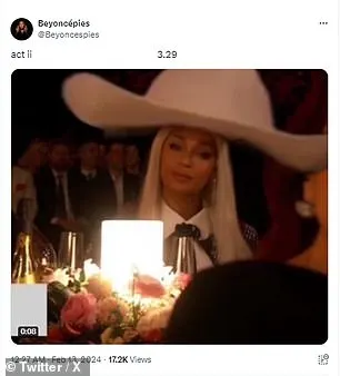 One of the many tweets dramatising Beyoncé’s Grammy look grew the hat so large it was depicted leaving and then becoming bigger than the Earth