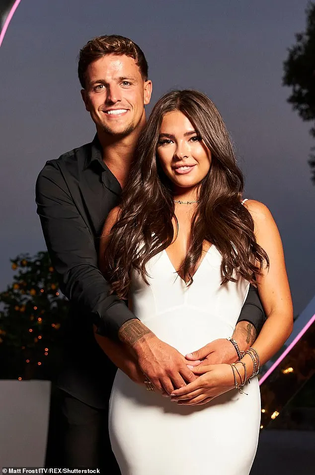 The relationship was Gemma’s first since she and Luca Bish split in November 2022 , three months after coming second place on Love Island (pictured on the show)