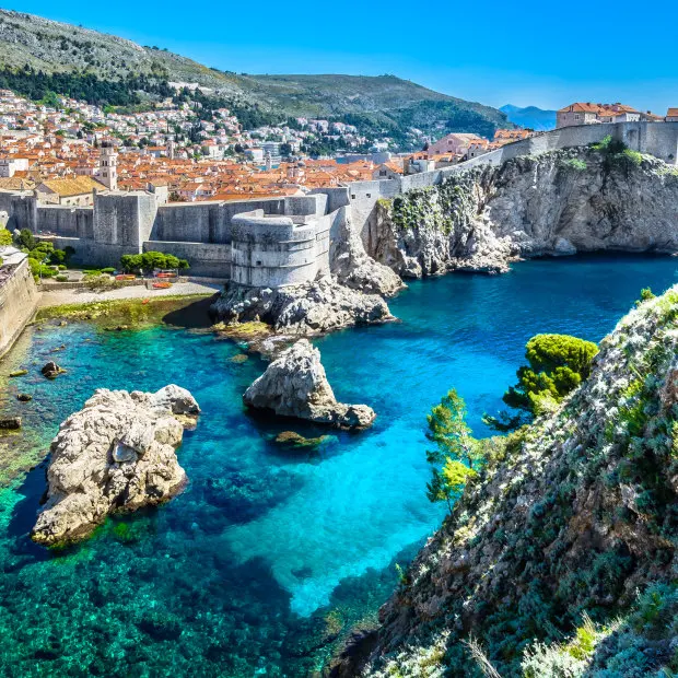 The walled city of Dubrovnik in Croatia is one of Europe’s man-made wonders.