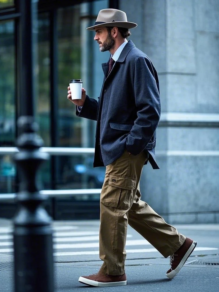 Refined Street Style with Cargo Pants + Winter Fashion Appeal