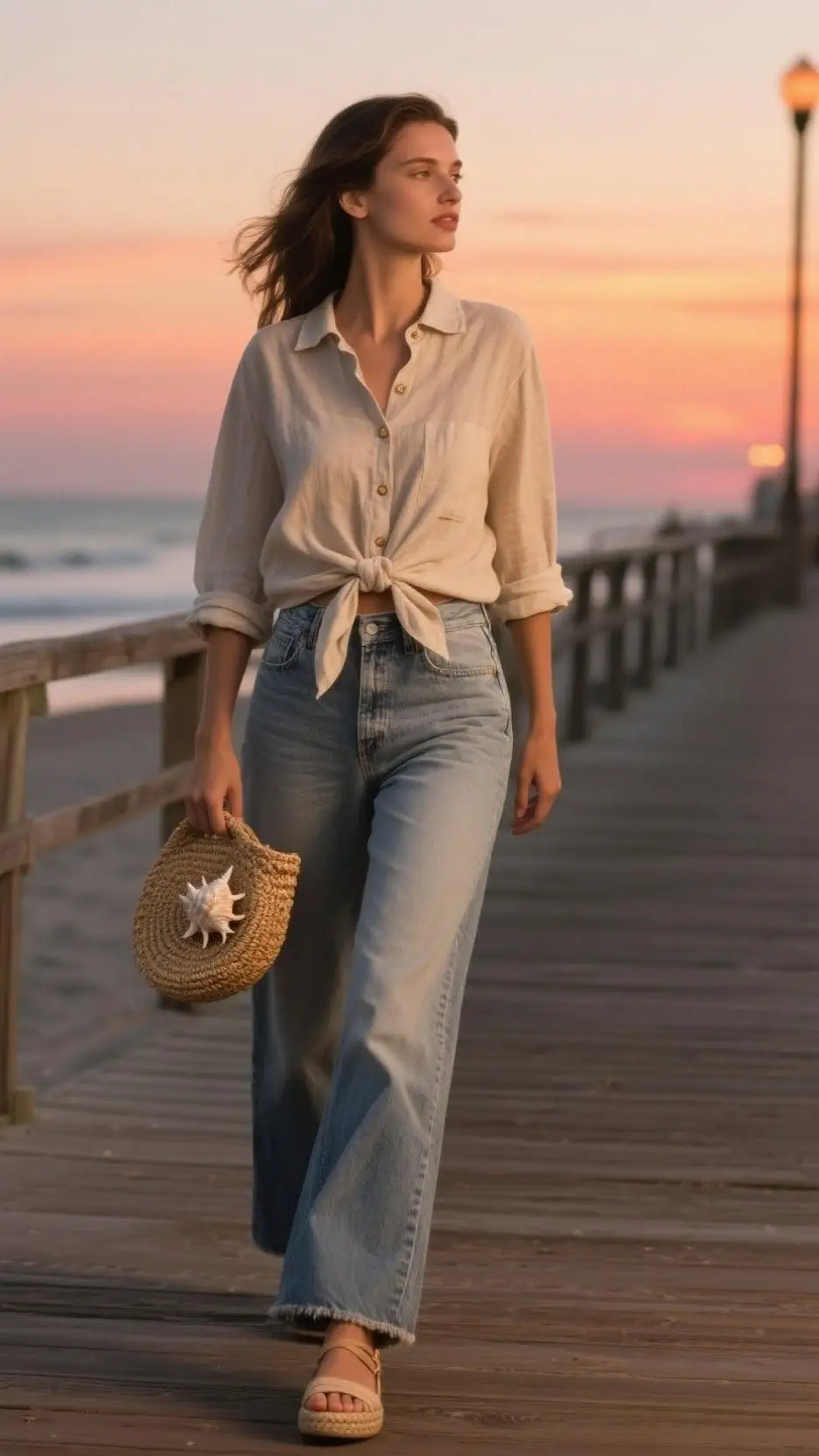 Beach-Town Evening