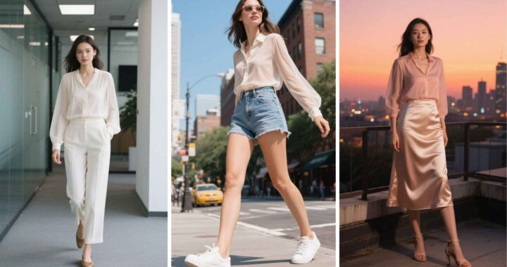How to Style Chiffon Blouses in Summer
