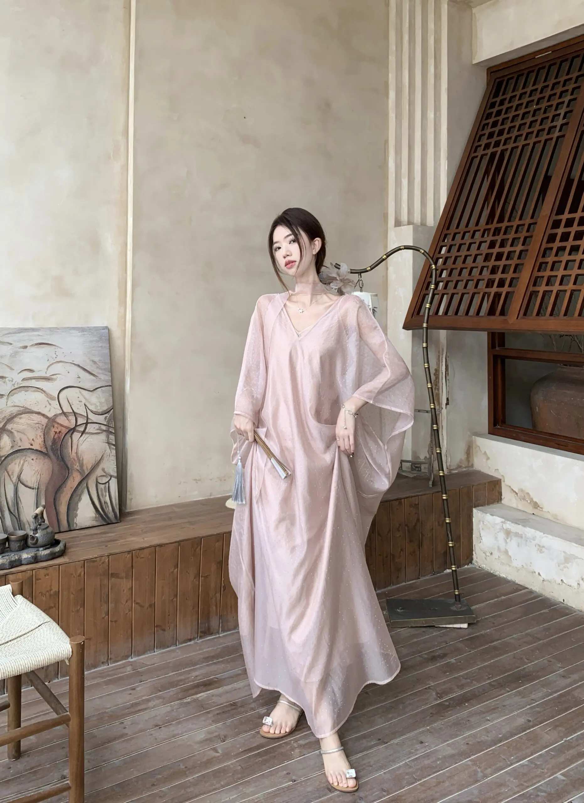3. Ethereal Elegance in Blush