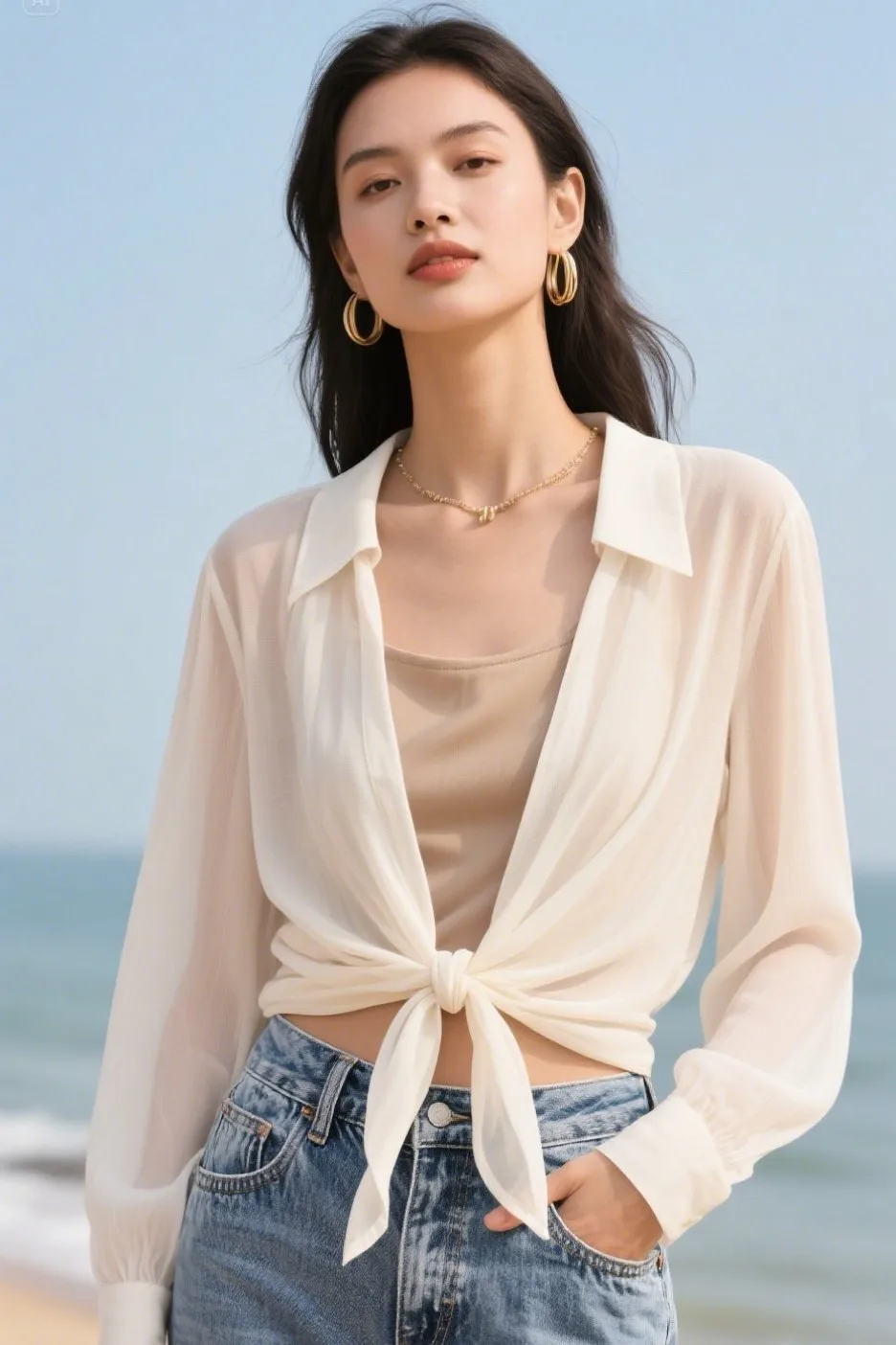 6. Knot at the Waist
