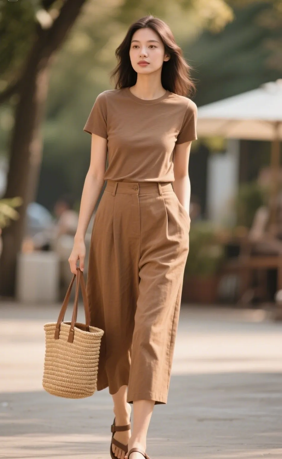 10. Culottes with a Fitted Tee