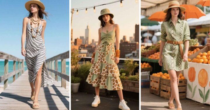 Wildly Breezy: 10 Animal Print Summer Dress Looks That Turn Every Stroll Into a Mini-Safari