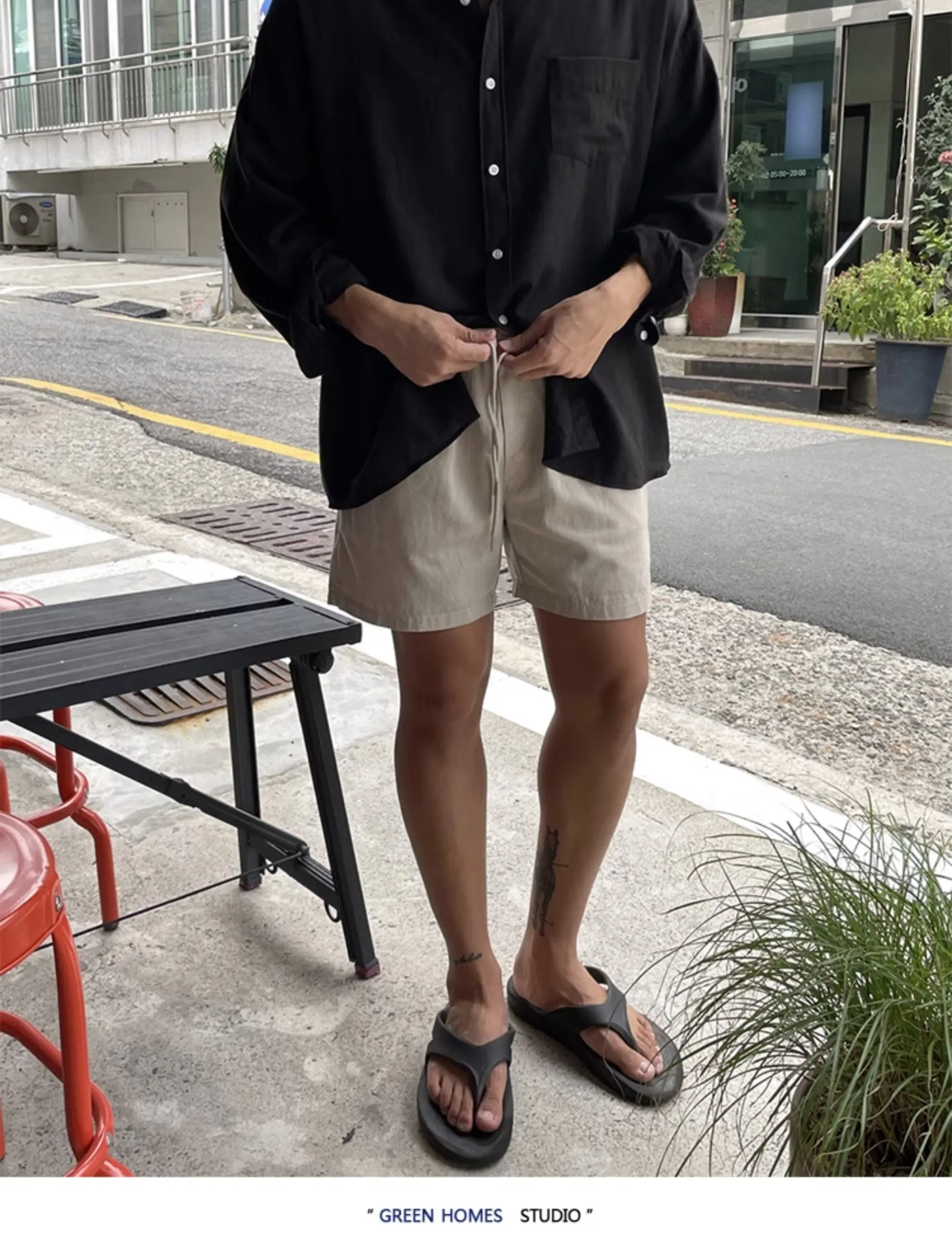 6. Monochrome Urban Casual