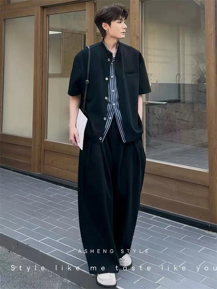 6. Smart Layered Black with Stripes