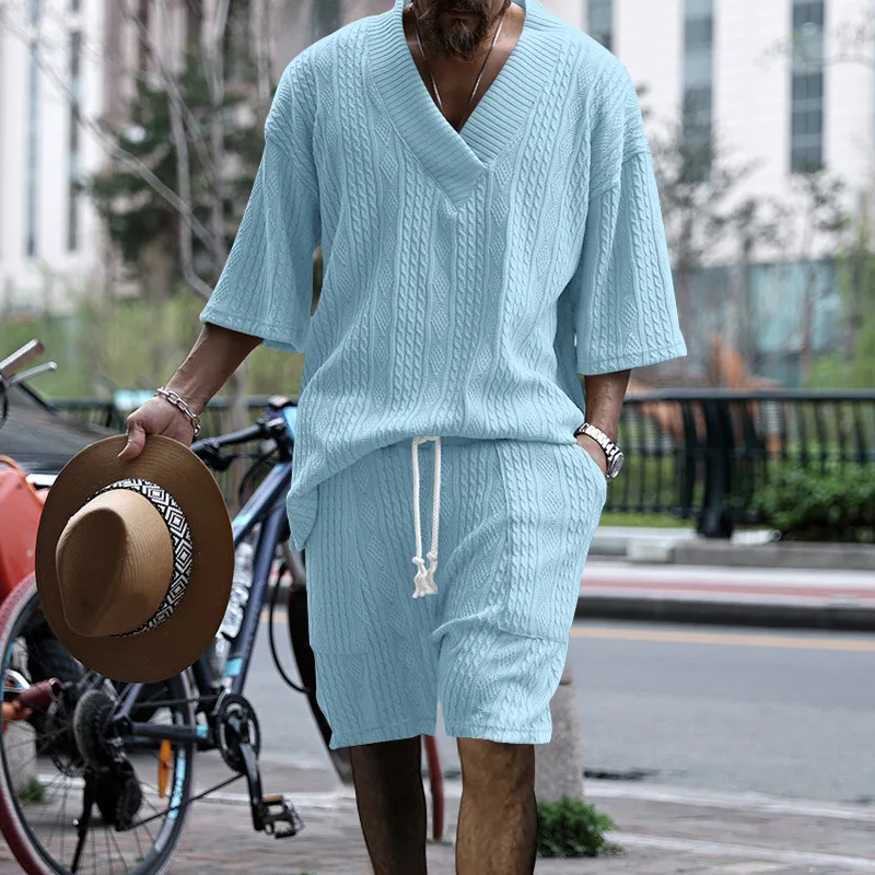 2. Cozy Monochrome Knit Set for Effortless Comfort