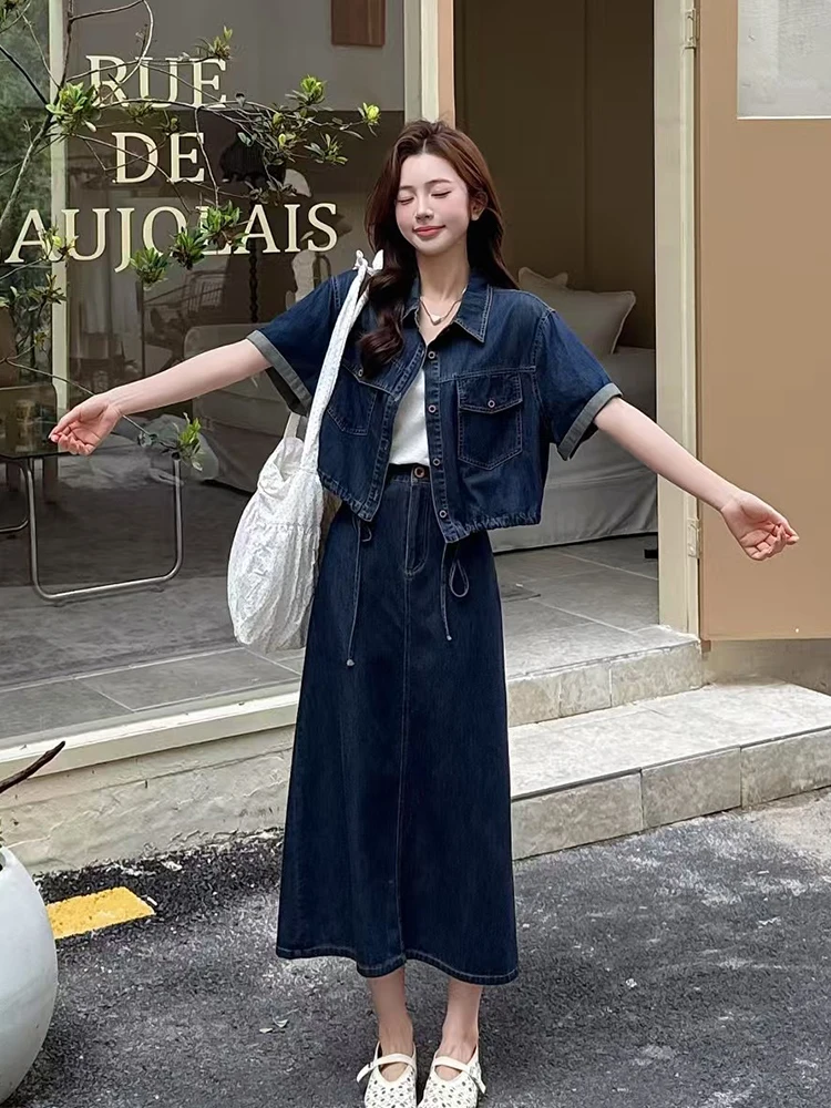 8. Denim Breeze Set