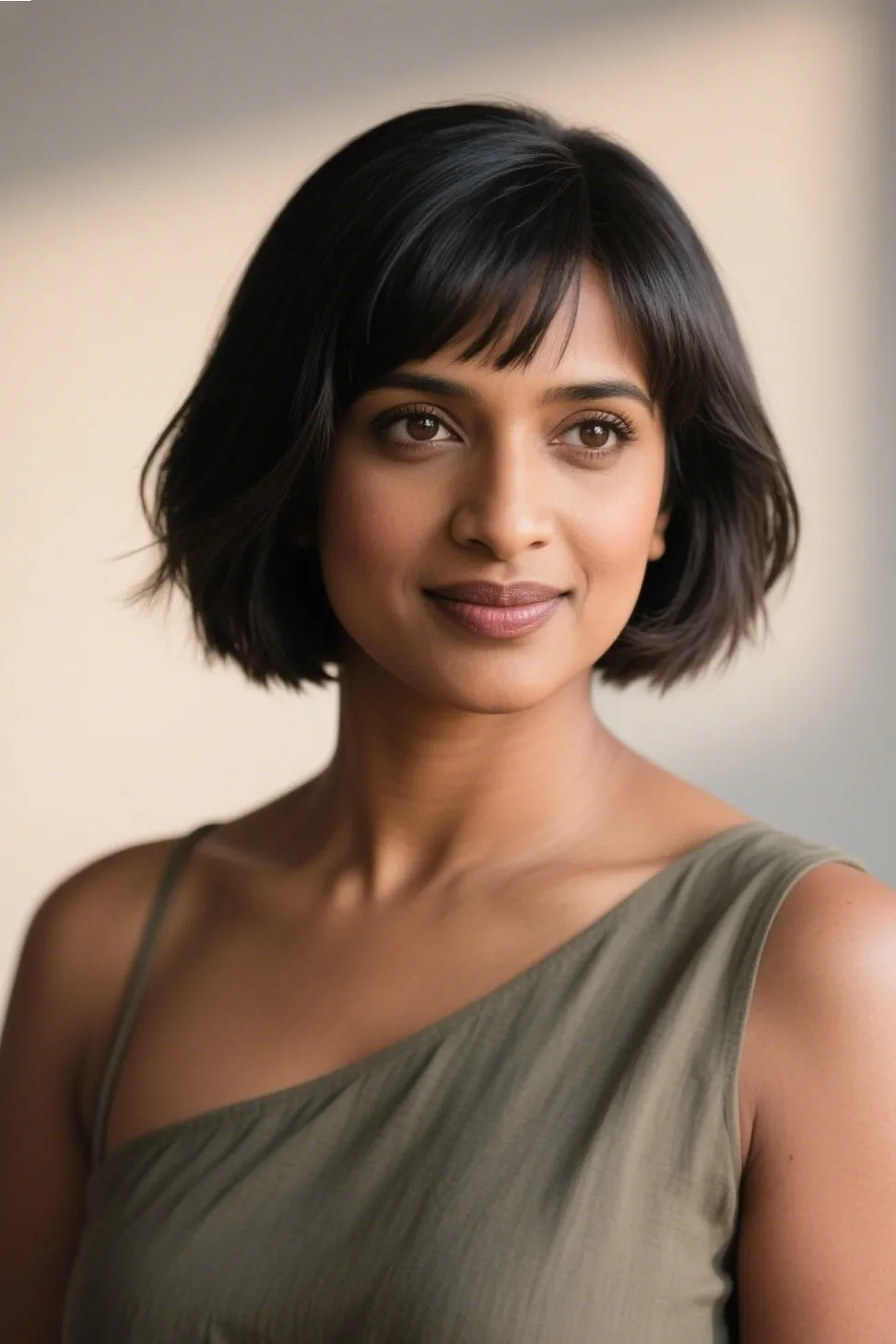 1. Long Pixie with Side Bangs