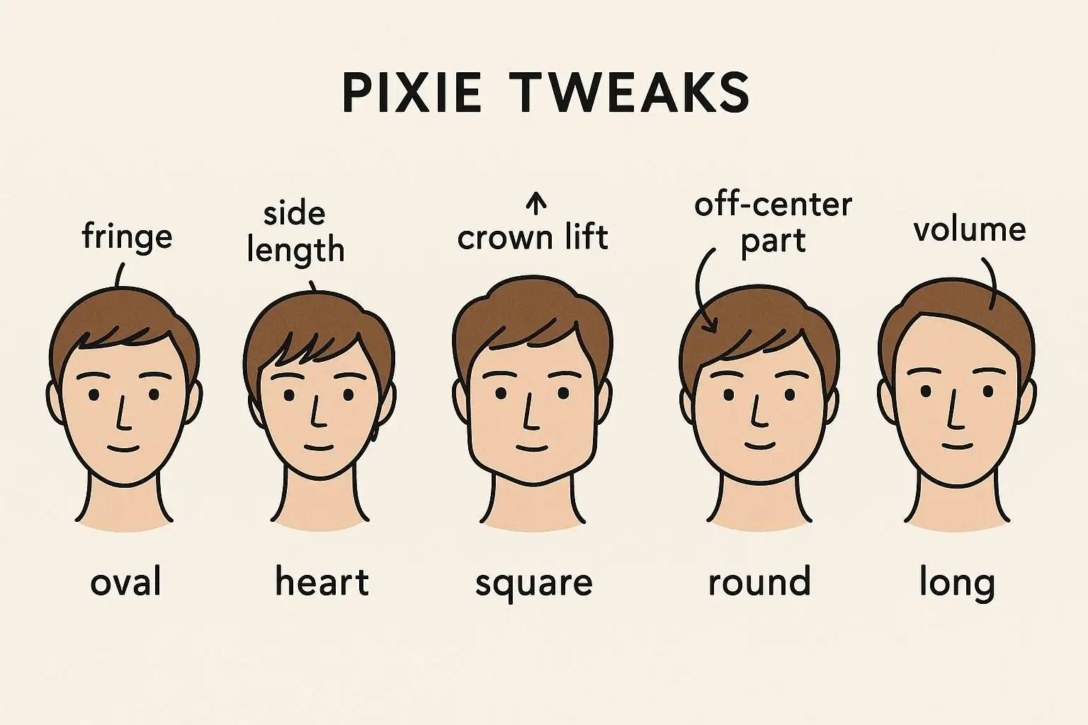 Face Shapes That Suit a Pixie Cut