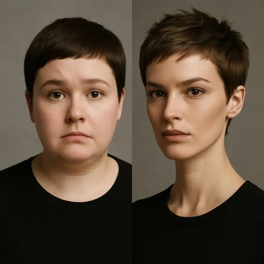 Face Shapes That May Not Suit a Pixie Cut