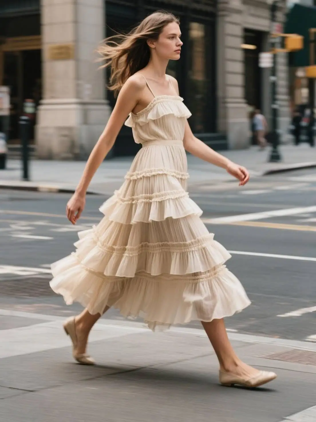 How Tiered Dresses Affect Silhouette