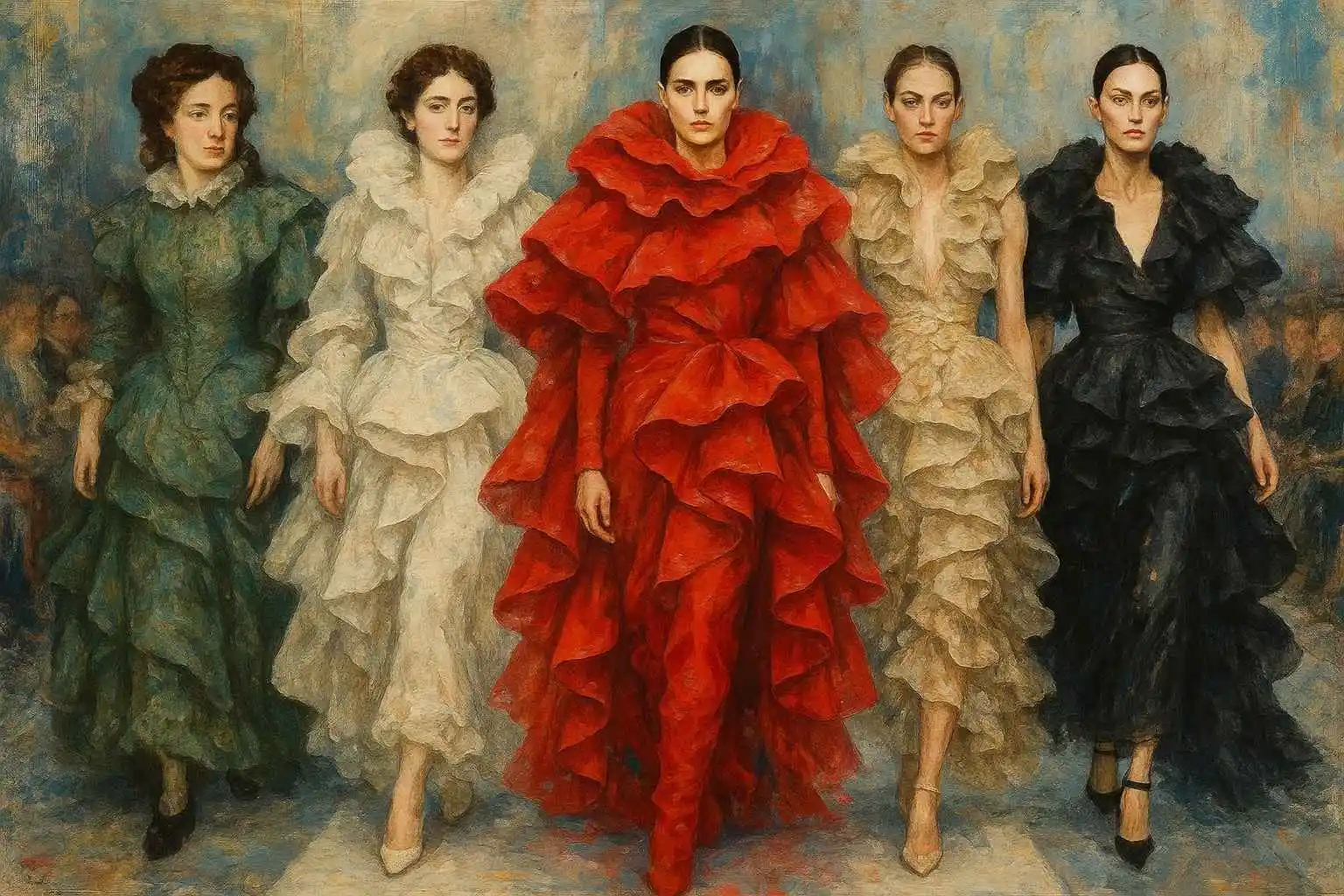 The Function and Fashion Statement of Ruffles