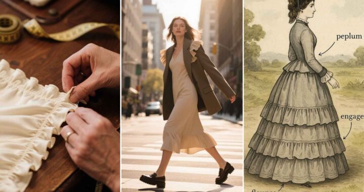What is the Ruffle on a Dress Called?