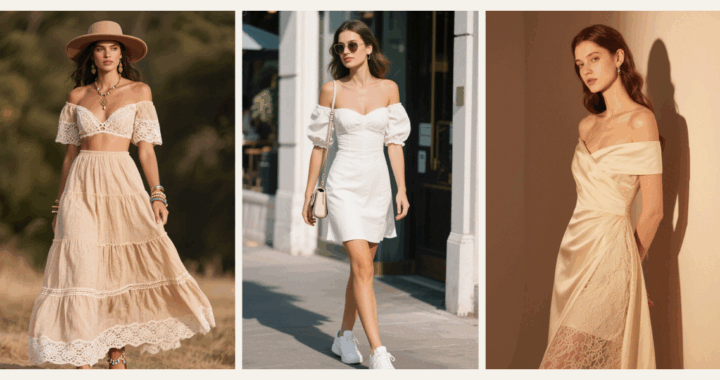 What to Wear Under an Off-Shoulder Dress?