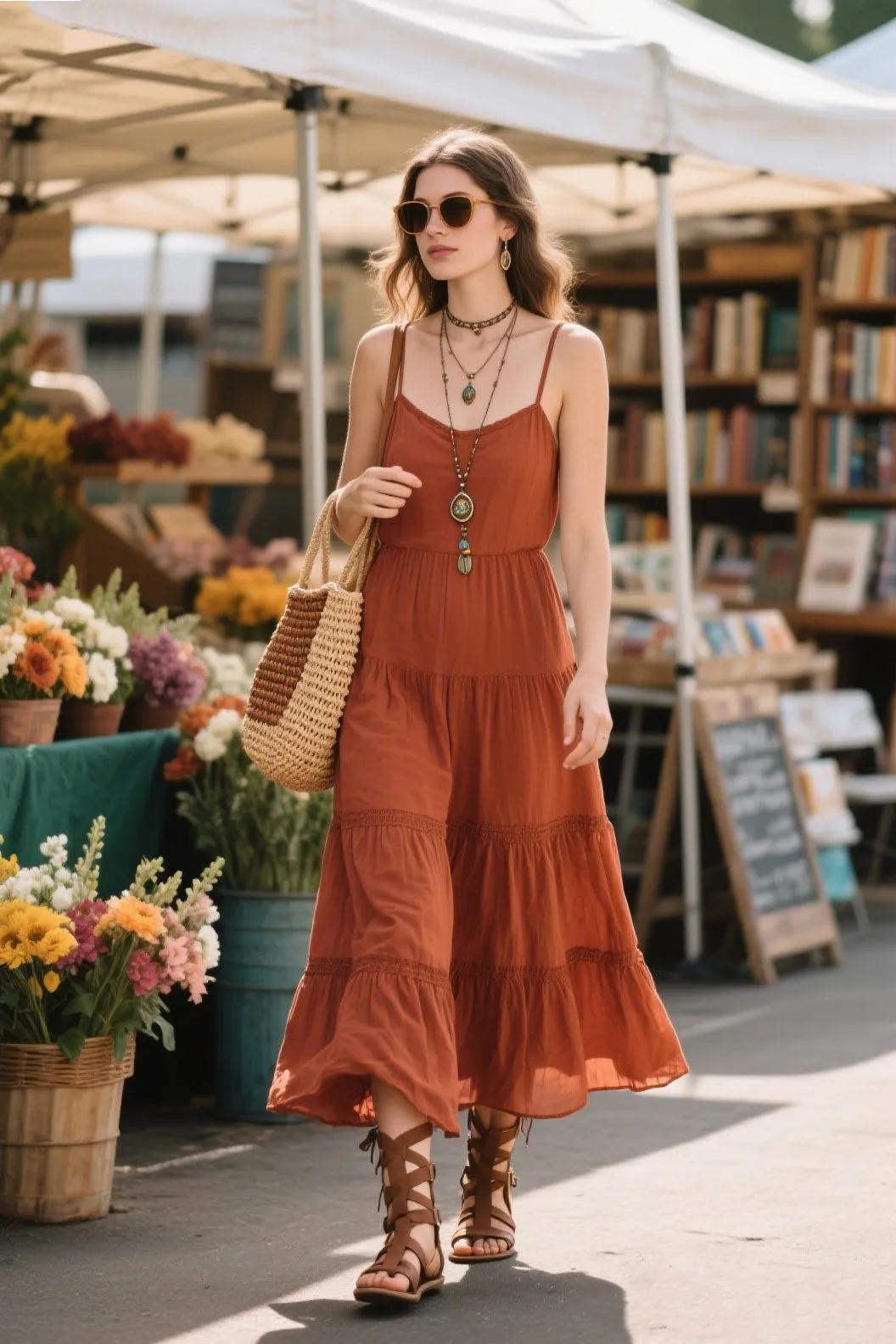 2. Boho Chic for the Weekend Market