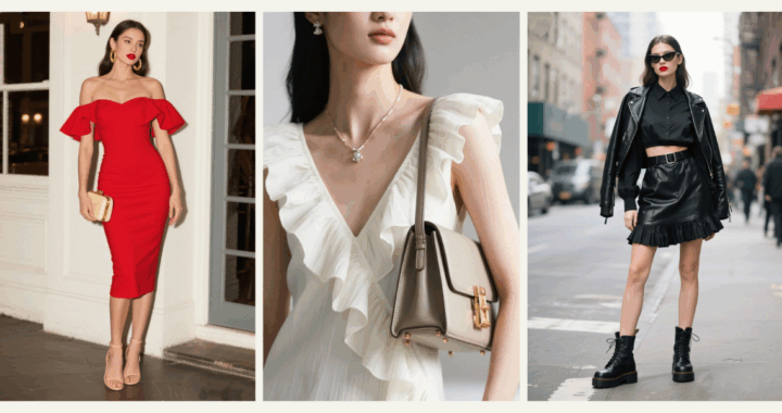 What to Wear with a Ruffle Dress