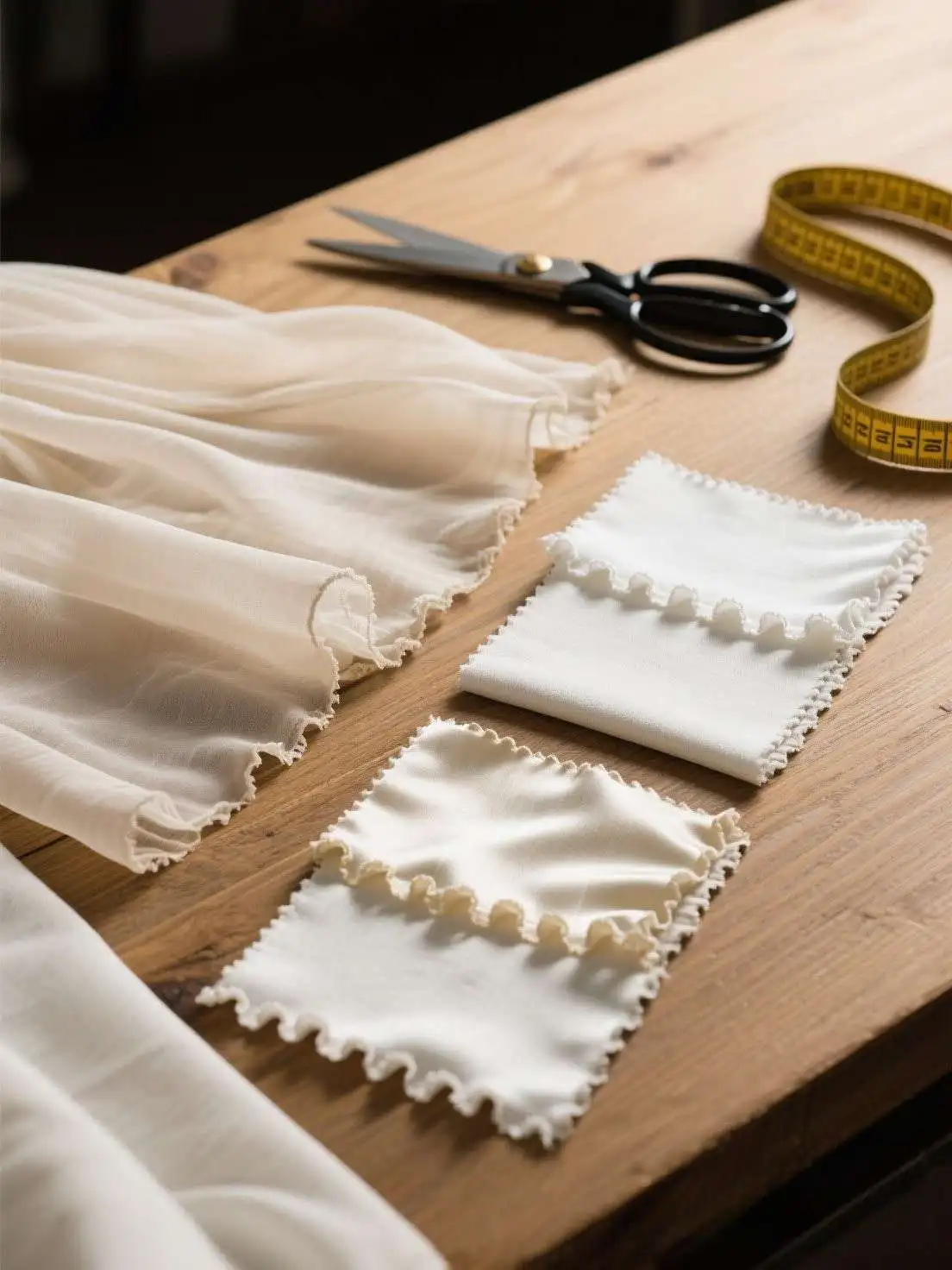 Fabric and Ruffle Size Matters