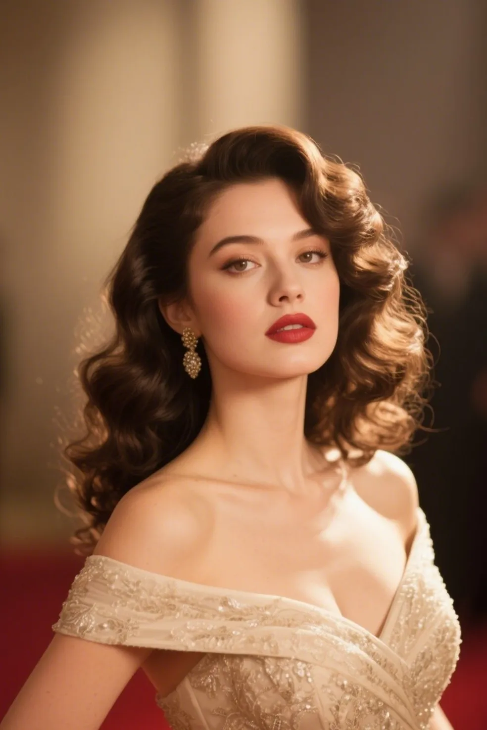 5. Side-Swept Curls: Asymmetrical Allure
