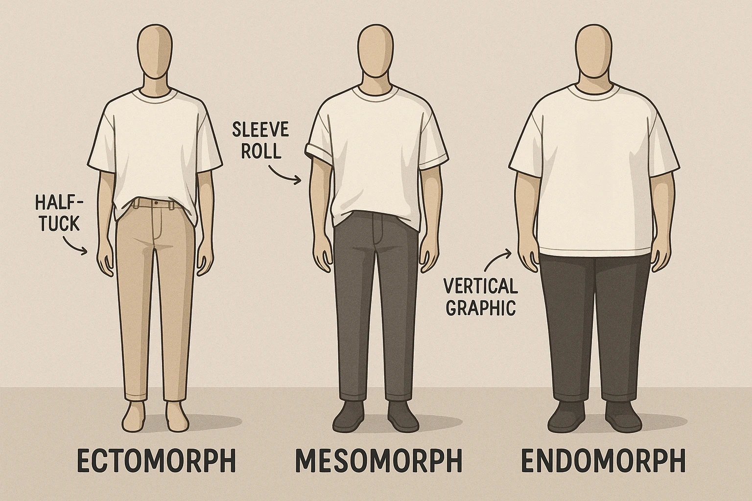 Body Shape and Oversized T-Shirts