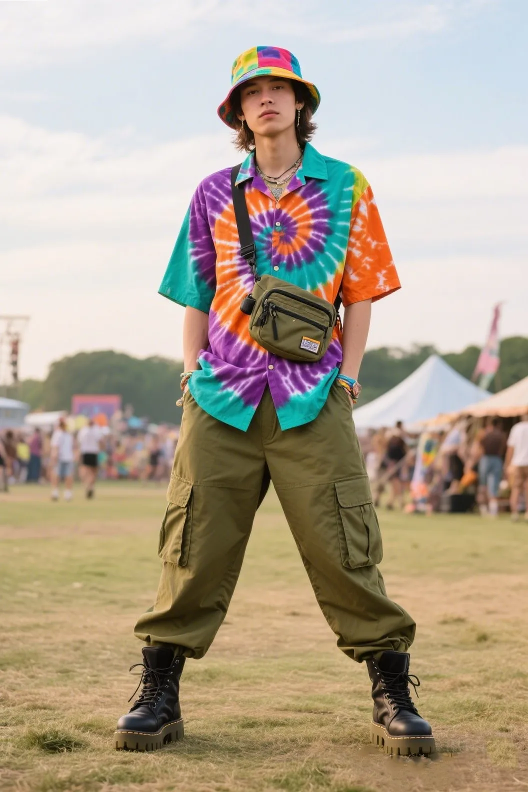 4. Festival Fit – Artsy and Expressive