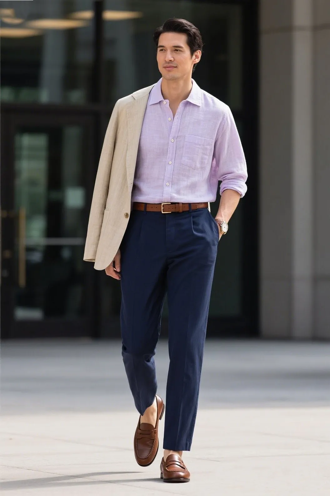 5. Office-Casual Smart – Laid-Back Professional