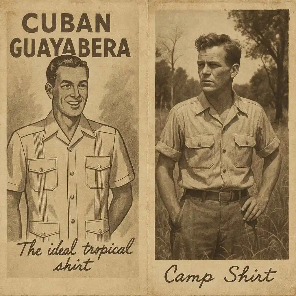 The Origins of Cuban and Camp Collars