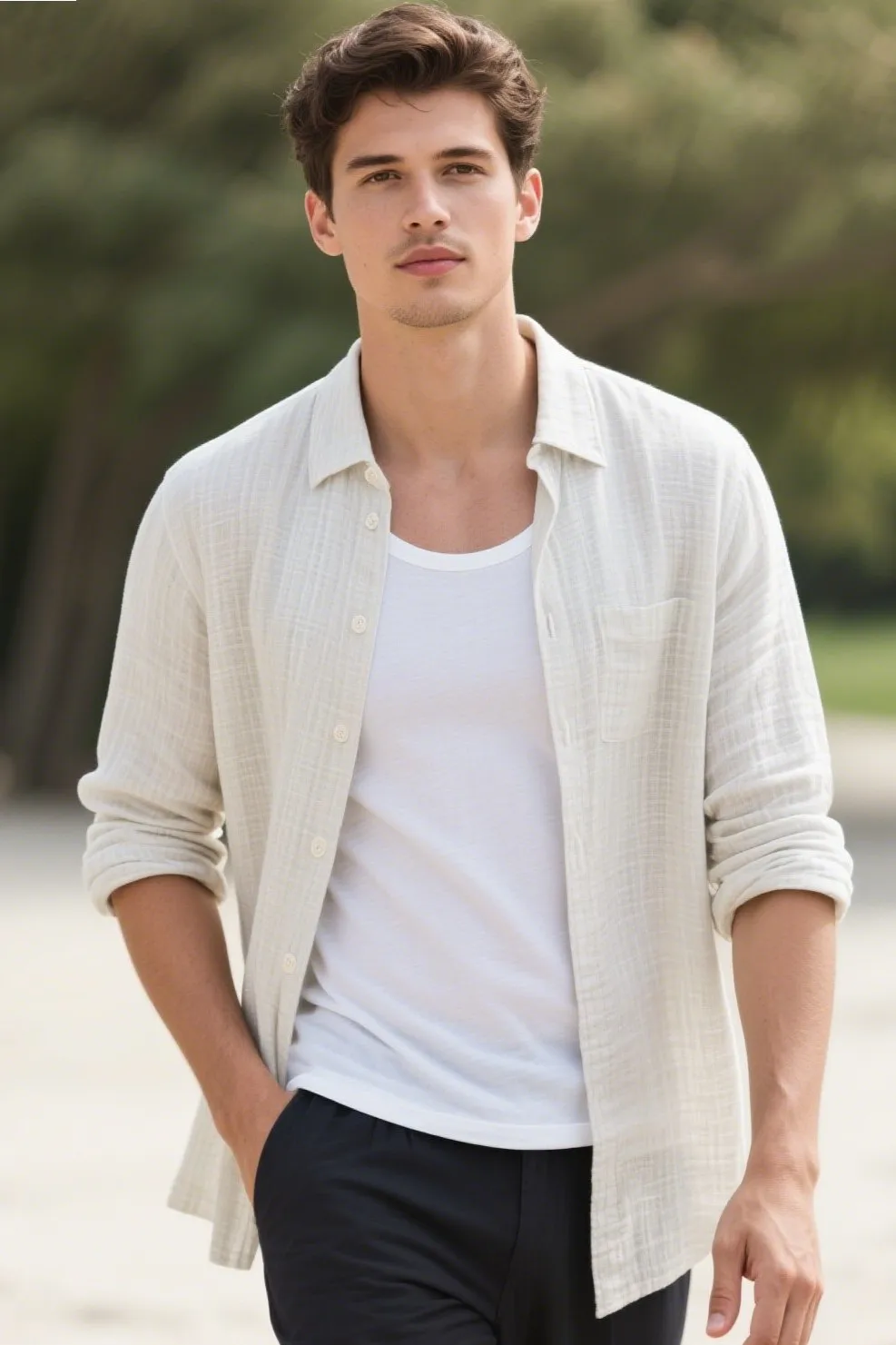 2. Choose Textured or Layered Fabrics