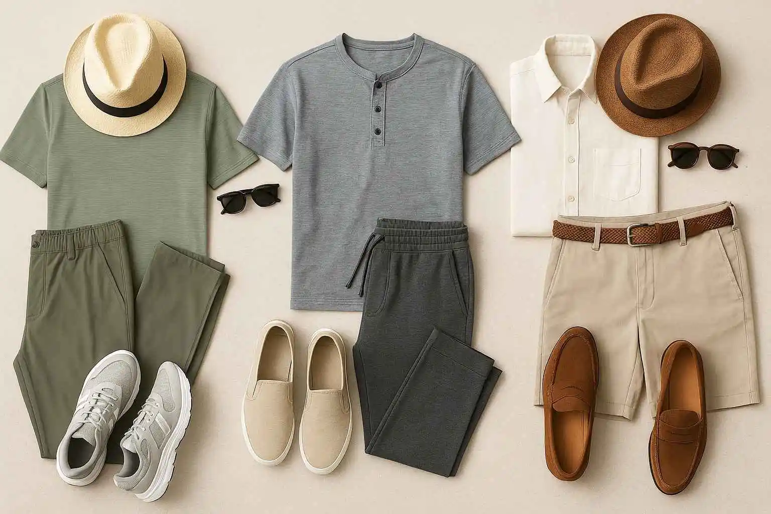Casual Options: Joggers, Shorts, and Hybrid Pants