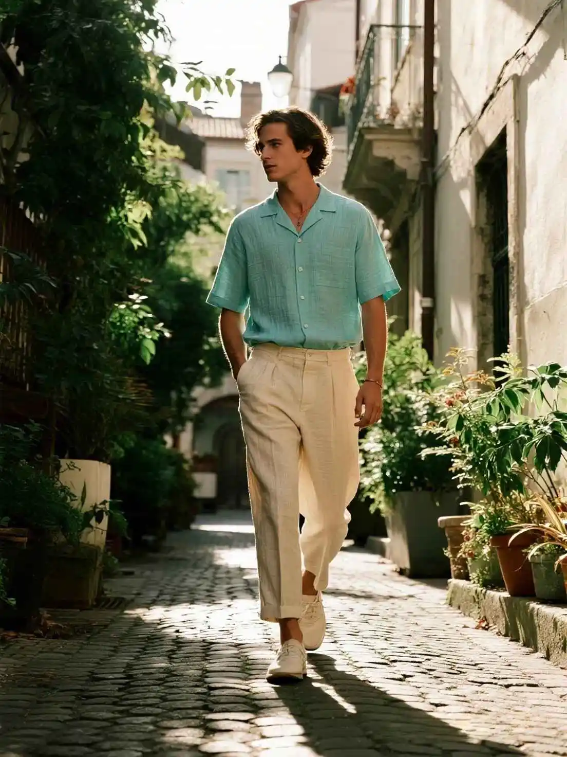 Opt for Light Colors and Loose Fits