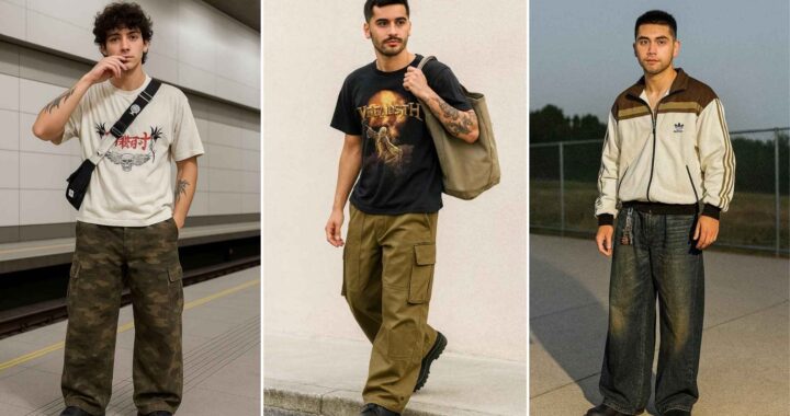 Camo Codes & Graphic Waves – A Deep Dive Into Y2K Men’s Outfit Energy