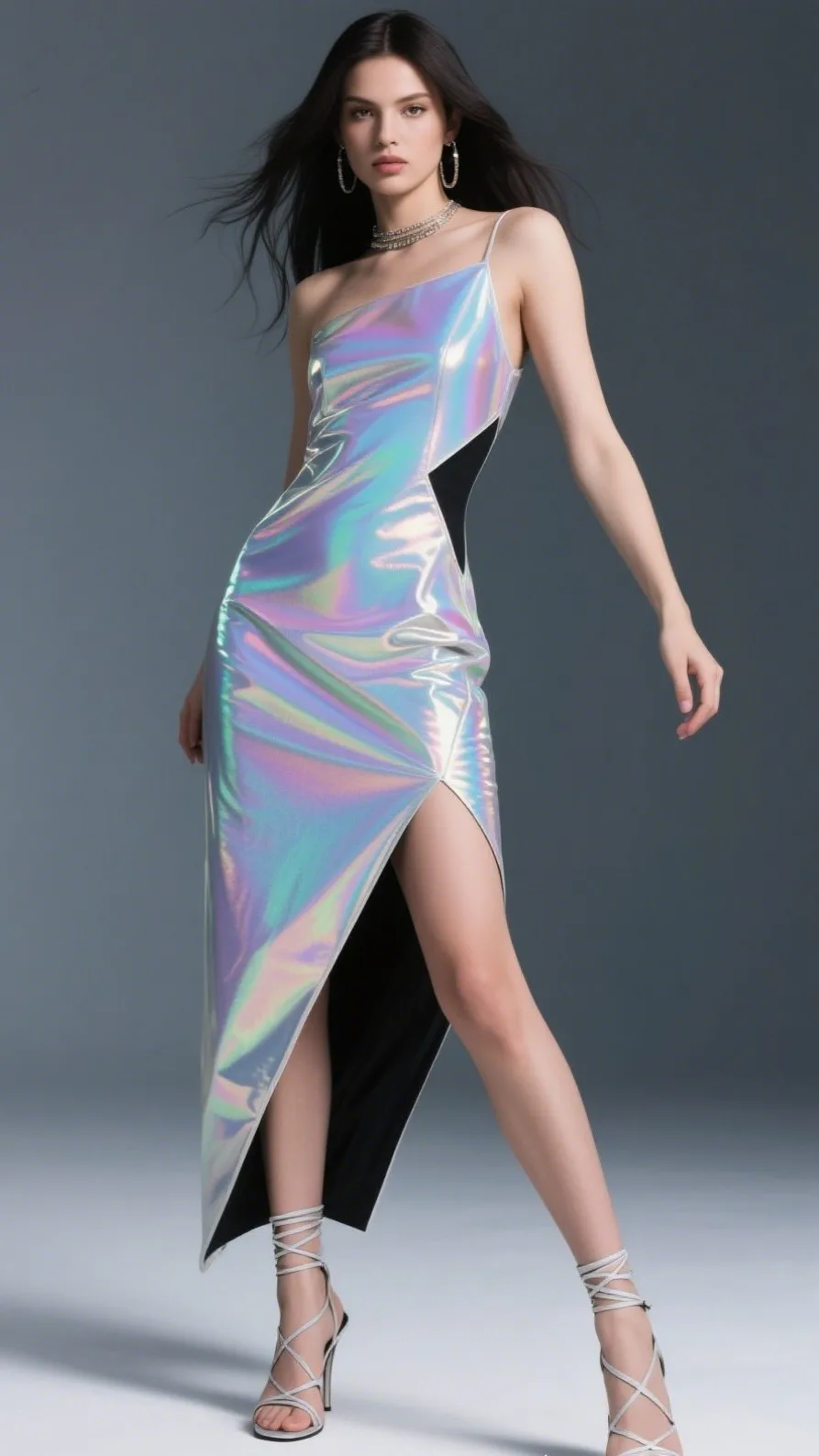 Asymmetrical Hem Dress 🌀👡
