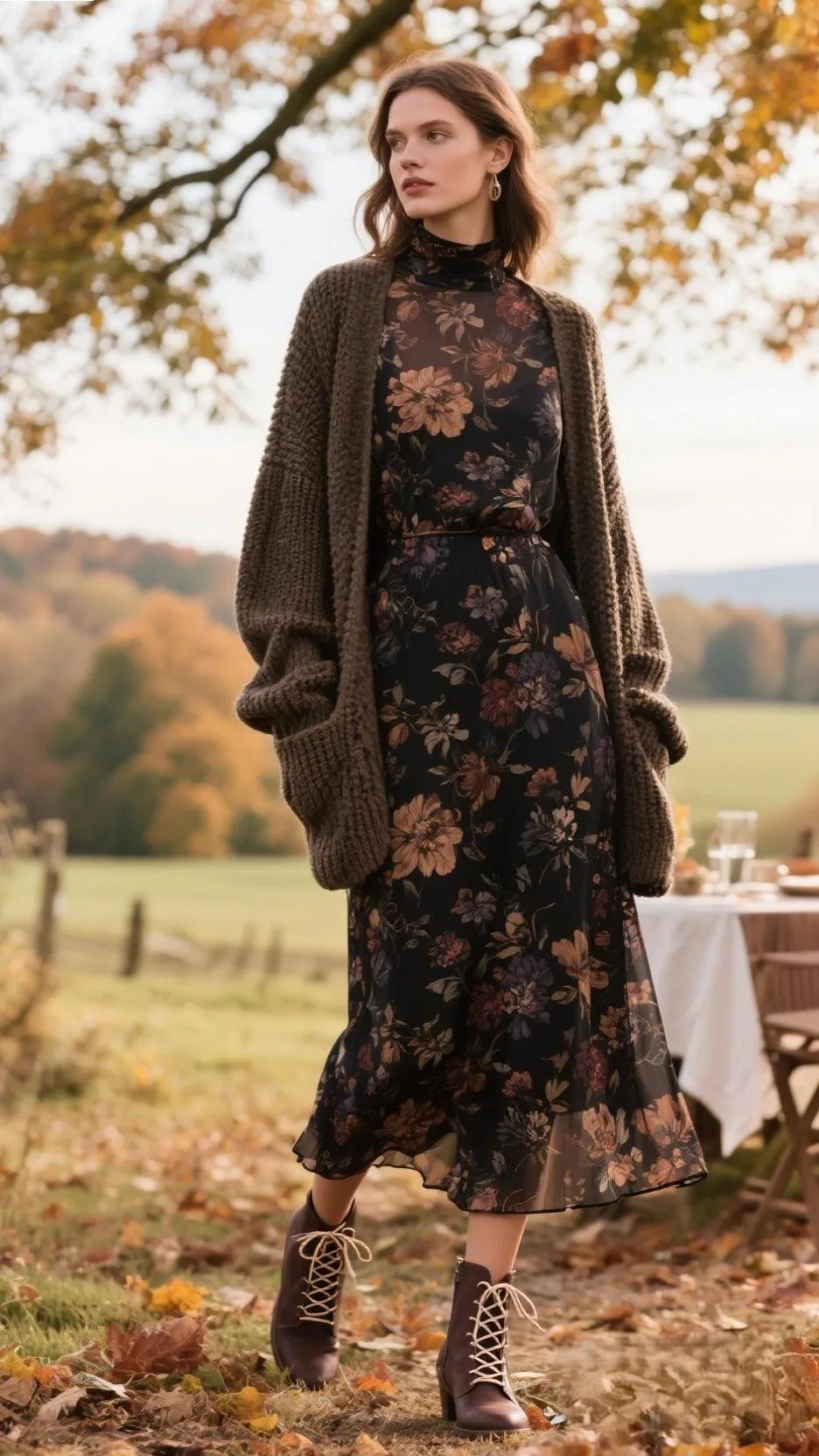 5. Floral Fall Romance