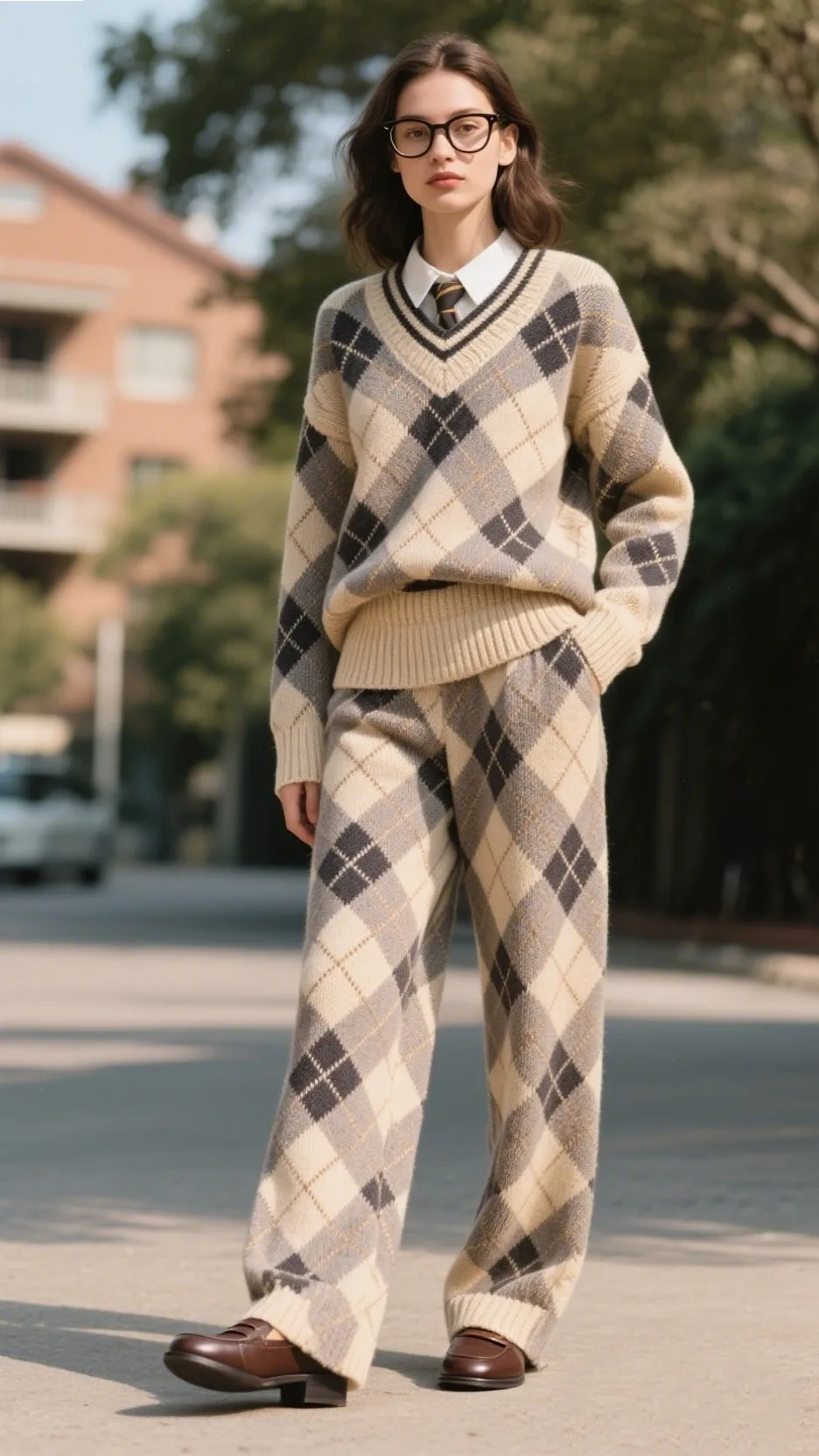 9. The Vintage Plaid Twist 🧵