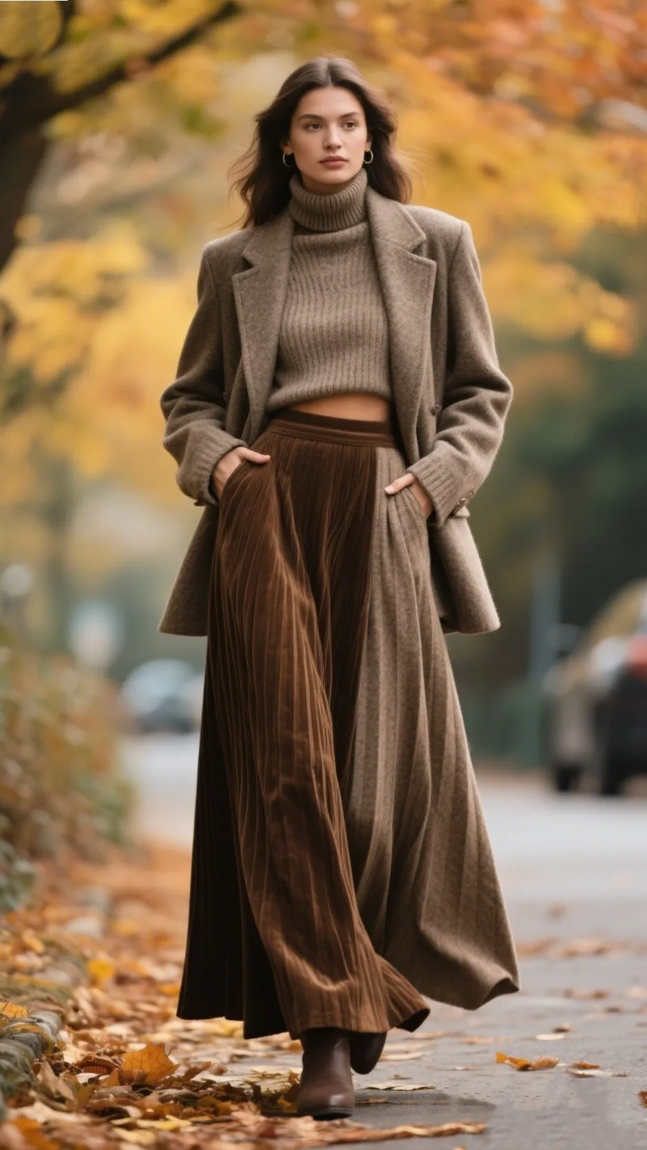 5. Maxi Skirts with Layered Styling 🌾
