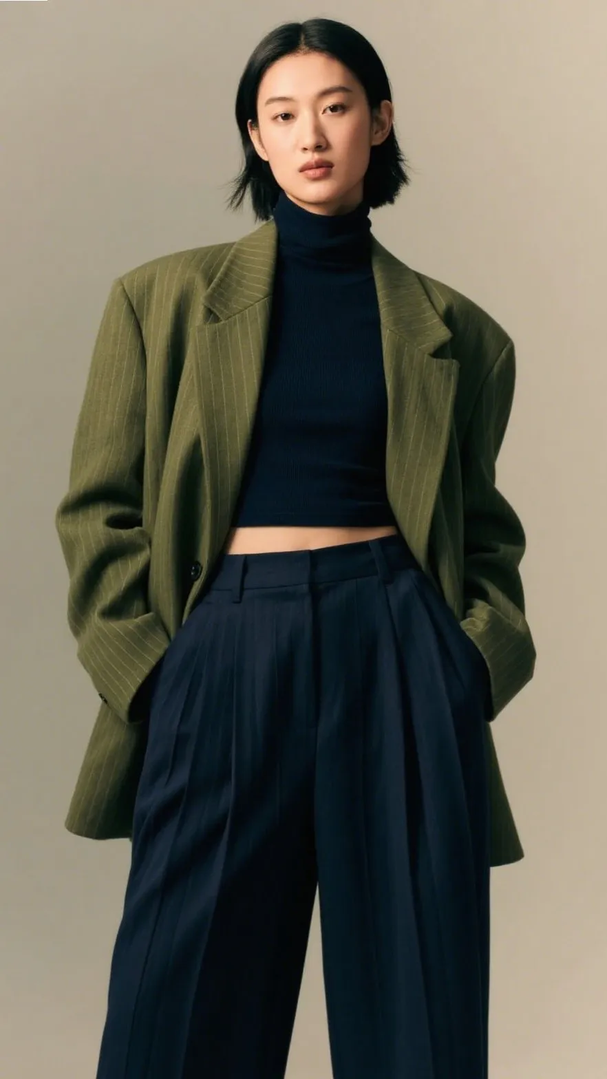 2. Pleated Front Trousers ✨