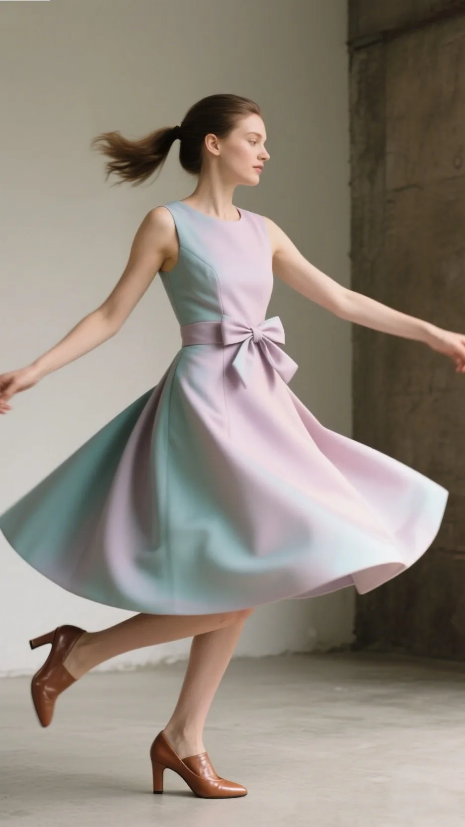 5. The Fit-and-Flare Bow Dress – “Twirl-Worthy Sweetness”