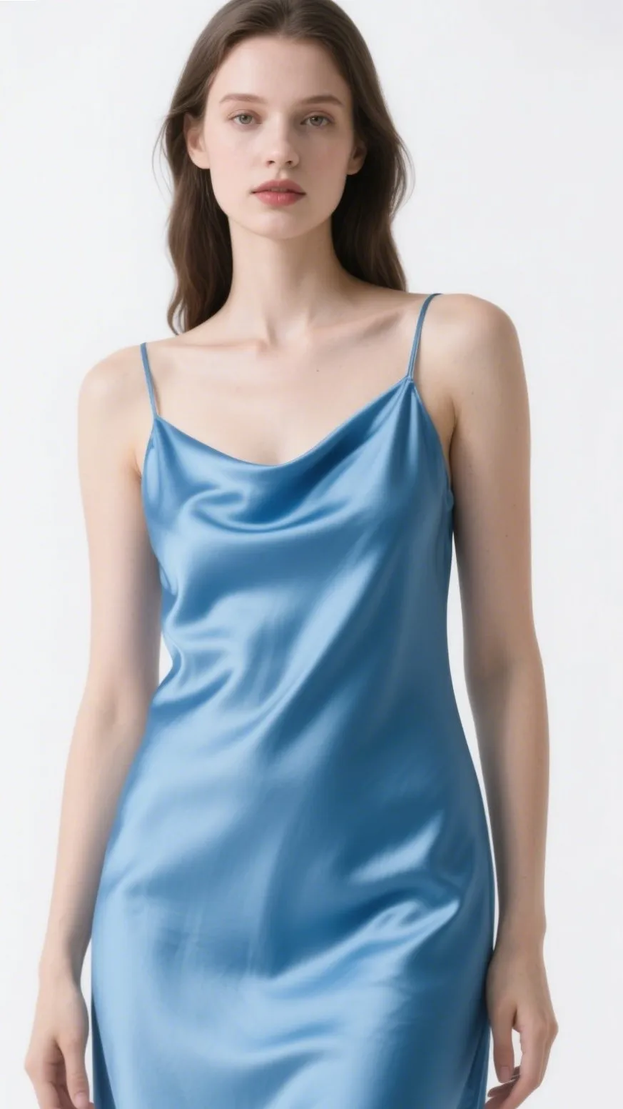 1. The Sapphire Satin Slip â âEffortless Glowâ